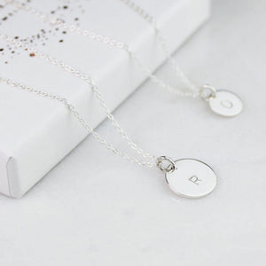 Midi Disc Necklace - Silver