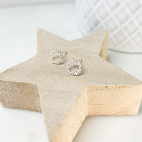 Beaded Ring Studs